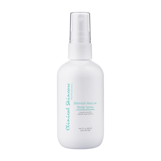 Clinical Skincare Blemish Rescue Body Spray