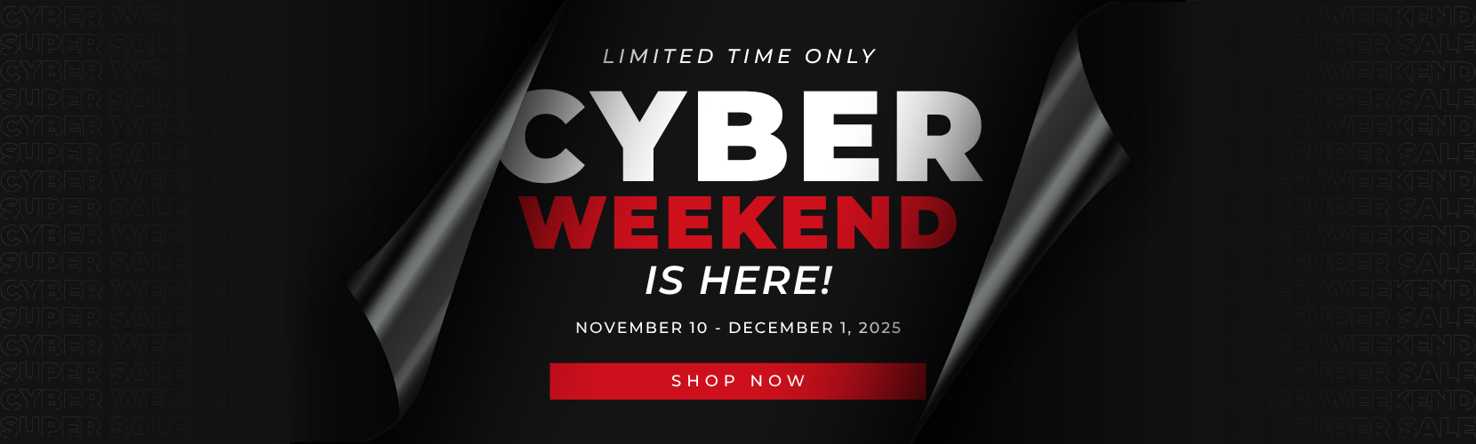 Cyber Weekend Sale is Here!